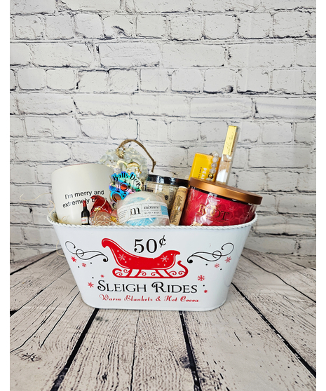 Sleigh All Day Spa Basket