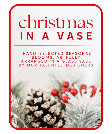 Designer's Choice Christmas Vase Arrangement