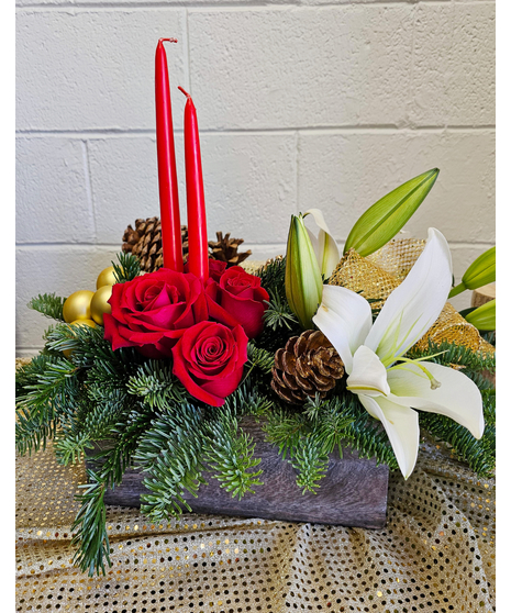 Christmas Elegance Centerpiece