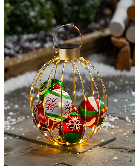 Ornament Shaped Solar Lantern