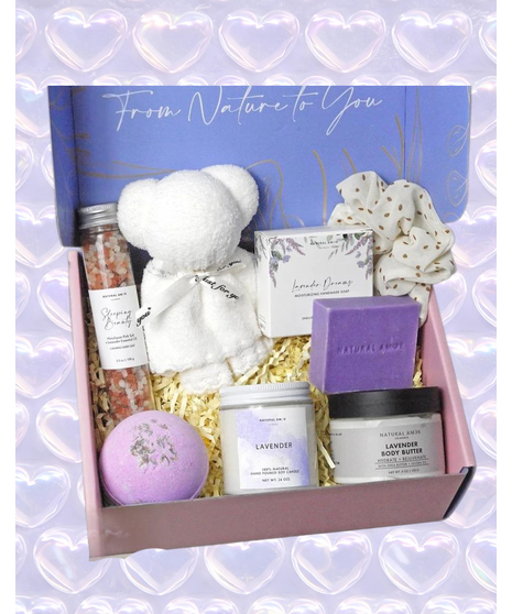 Natural Amor Spa Sets in 3 fragrances