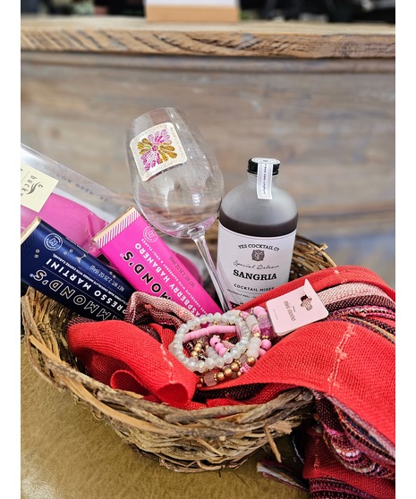 Wine Down Gift Basket
